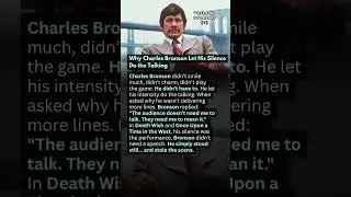 Why Charles Bronson Let His Silence Do the Talking