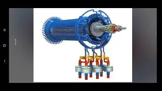 Power plant generator working process