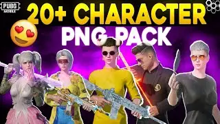20+ PUBG/BGMI Character PNG pack [] PNG characters for thumbnail [] Star Captain/ Star Malik
