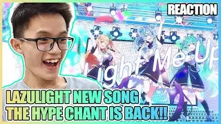 LazuLight - Light Me Up (Official Music Video)｜NIJISANJI EN Reaction - WE MUST HYPE!! GLOW STICK ON!