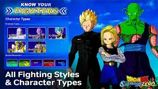 DRAGON BALL: Sparking! ZERO - All Character Types And Fighting Styles + Special Maneuvers