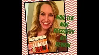 Обзор набора для восстановления ногтей Nail Tek за 4 недели после нанесения покрытия Dip