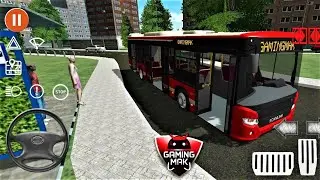 Public Transport Simulator - Skisosoft / Imported RED Scanline Bus / Android & iOS Gameplay - HD #91