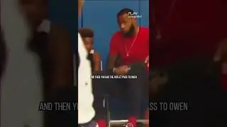 LeBron James being an amazing father