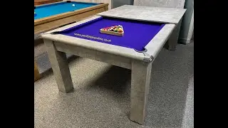 Modern Pool Dining Table in Italian Grey