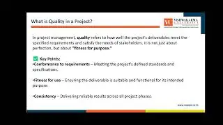PROJECT QUALITY MANAGEMENT