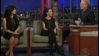 KIM & KORTNEY KARDASHIAN DAVID LETTERMAN MINX