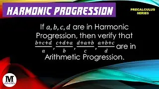 1.20 | Harmonic Progression | Introduction to Harmonic Progression