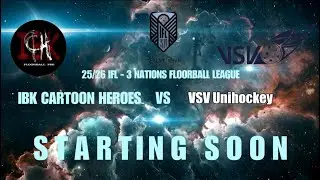 IBK Cartoon Heroes - VSV Unihockey || 25/26 IFL - 3 Nations Floorball League