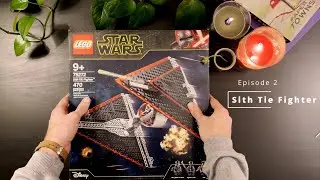 Calm Ambient Lego Building to Sleep or Study | Sith Tie Fighter 