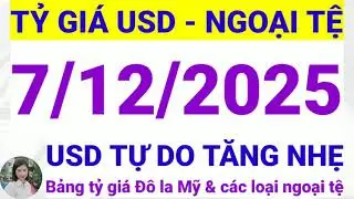 USD exchange rate - Foreign currency today December 7, 2025 || US Dollar exchange rate today Dece...