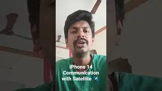 iPhone 14 - Communication with Satellite 🛰️ in Emergency #shorts #iphone14 #iphone