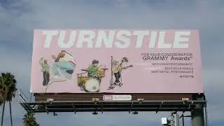 Turnstile Grammy Billboard Los Angeles California USA December 22, 2022