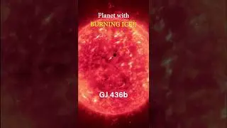 The Planet With Burning Ice of 1000 &deg;F #shorts #space #universe