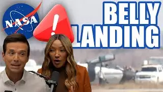 NASA Research Plane Makes Belly Landing in Houston &mdash; What Went Wrong?