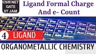 Ligand-Formal Charge And Electron Count||Organometallic Chemistry Part 4||CSIR NET CHEMISTRY
