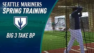 2017 Spring Training: Big 3 Take BP
