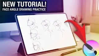 New Tutorial! Face Angle Drawing Practice 🎨✏️ #howtodraw #drawingtutorial 
