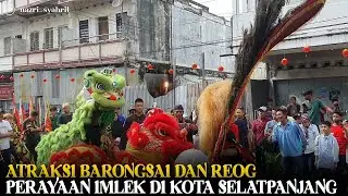 PERAYAAN IMLEK 2023 HARI KE 5 KOTA SELATPANJANG!!! ATRAKSI BARONGSAI DAN REOG YANG SANGAT MEMUKAU