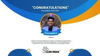 Watch the success stories! Witness our placed students' journeys - a testament to excellence.