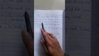 Change Direct Speech into Indirect Speech/Second person pronoun