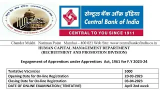 5000 VACANCY . BANK JOB