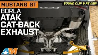 2024-2025 Mustang GT Borla ATAK Cat-Back Exhaust Review & Sound Clip