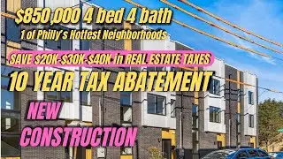 New Construction Home in South Philadelphia 4 Bed 4 Bath plus a 10 Year Tax Abatement