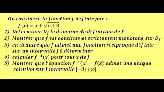 Continuité et fonction réciproque 7