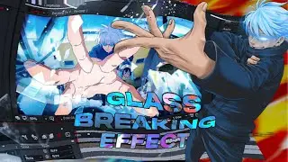 GLASS BREAKING EFFECT TUTORIAL | CAPCUT