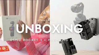 Osmo Pocket 3 Unboxing & Setup| Beginner Review + Ulanzi Magnetic Mount How - To 