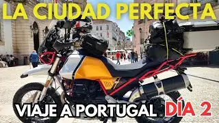 Monumental COIMBRA y bellísima FIGUEIRA DA FOZ Día 2 Viaje en MOTO por PORTUGAL y MOTO GUZZI V85TT .