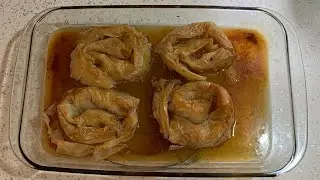 Dessert with orange jam/ Embelsire me recel portokalli