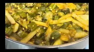 Aaloo Bhindi😋😋😋❣️❣️