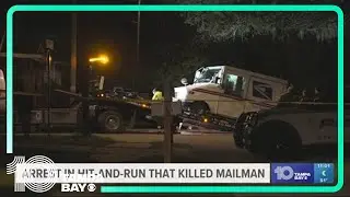 Police arrest man who killed USPS mail truck driver in Tampa hit-and-run crash