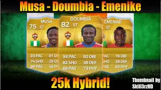 25K OP Emenike+Doumbia Squad Builder