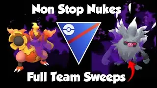 CRAZY NUKES LANDING LEFT RIGHT AND CENTRE Great League FT BUFEED Shadow Magmortar & Annihilape