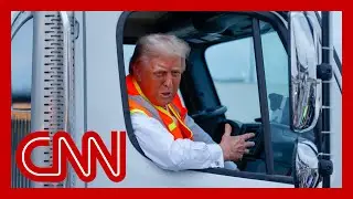 Trump sits in garbage truck following backlash over Biden's 'garbage' comments
