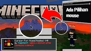 Cursor Pc Addon di Minecraft PE 1.18(no behavior)-cursor mouse pc 😱