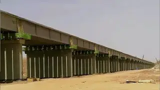 تابعو آخر تقرير عن أطول جسر سككي في إفريقيا DOURA RAILWAY BRIGE