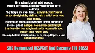 Workplace Revenge Story SHE Demanded RESPECT And Became THE BOSS!