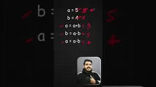 Swap Two Number without using temp variable #dsa #coding #programming #computerscience #engineering