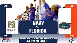 ВМС против Флориды | Женский баскетбол NCAA | 16.11.25