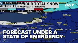 Nearly 2 feet of snow expected for most of NYS, governor declares State of Emergency