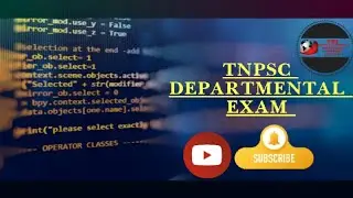 TNPSC DEPARTMENTAL EXAM || EXAM SYLLABUS DETAILS||