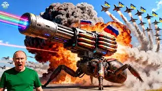 128 US Fighter Jets Intrude into Russian Airspace... See What Happens!? - ARMA 3