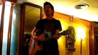 One Trillion Dollars (acoustic performance by Justin Sane) - Govinda restaurant (Barcelona) HD