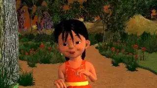 Short  3D animated story about farm animals  - A Day In The Farm - English