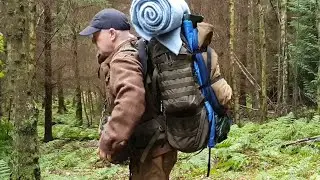 Long-term Debris Shelter - First 23-24 Camp and Wool Blanket Sleep
