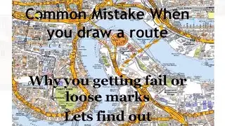 Topographical test Tfl  Black Wall Tunnel route, common mistake we do